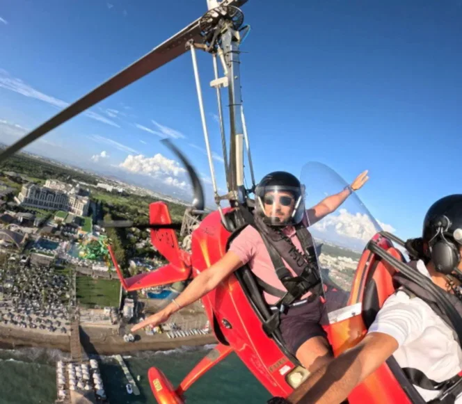 Belek Aspendos Gyrocopter Flight